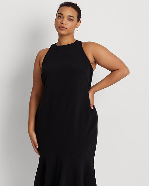 Double-Faced Crepe Sleeveless Dress