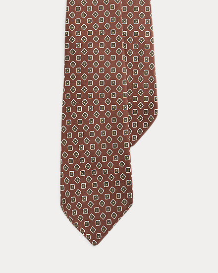 Vintage-Inspired Neat Silk Tie