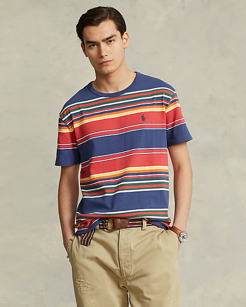 Classic Fit Striped Jersey T-Shirt
