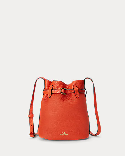 Leather Small Bellport Bucket Bag