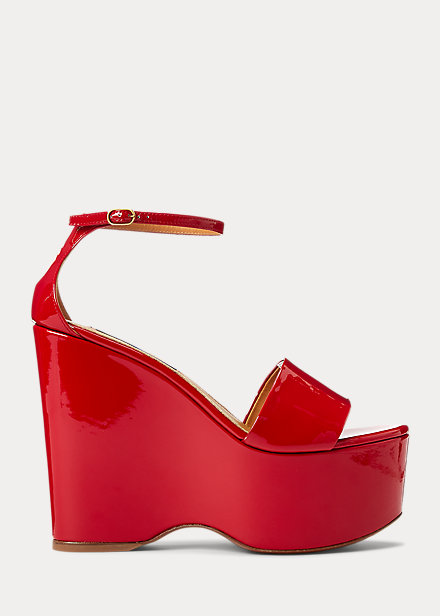 Allston Patent Calfskin Sandal