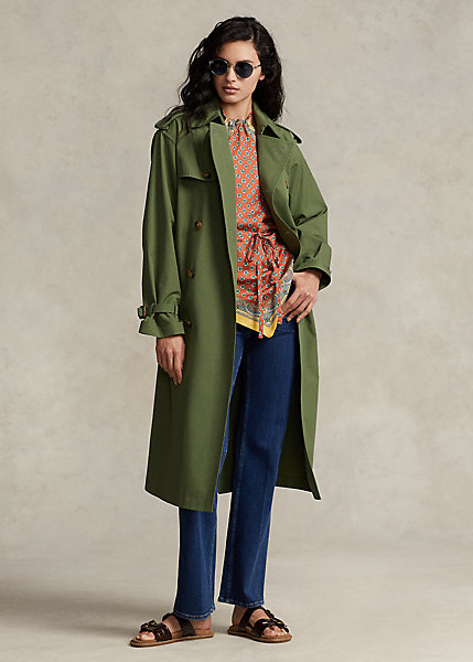Poplin Trench Coat