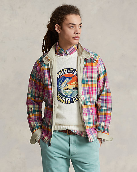 Reversible Madras-Twill Jacket