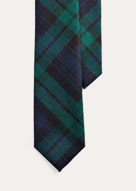 Tartan Wool Narrow Tie