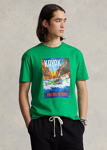 Classic Fit Jersey Graphic T-Shirt