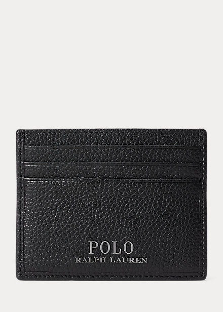 Pebbled Leather Card Case