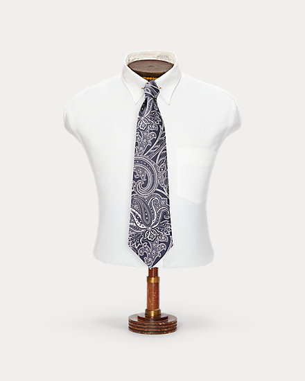 Handmade Paisley Silk Tie