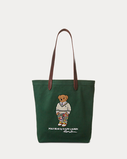 Polo Bear Twill Shopper Tote
