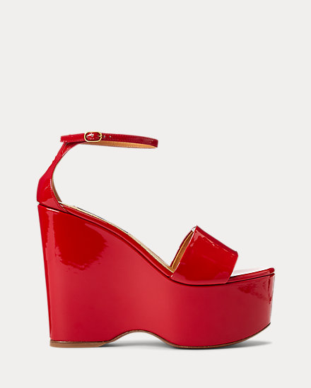 Allston Patent Calfskin Sandal