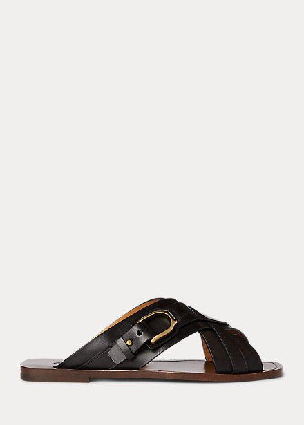 Jacie Calfskin Stirrup Sandal