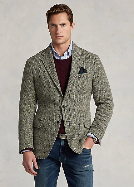 Polo Soft Herringbone Sport Coat