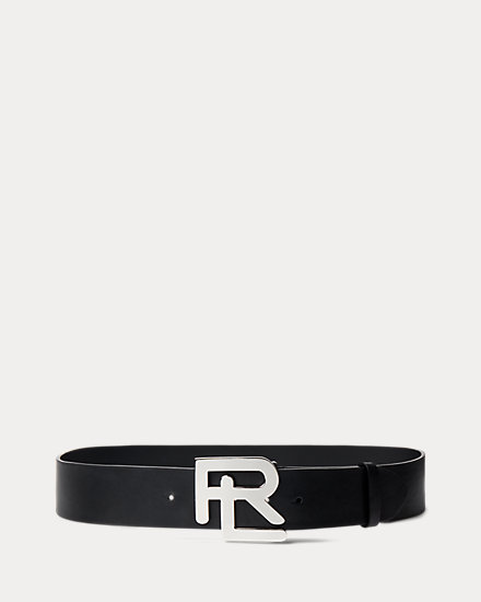 RL Vachetta Leather Wide Belt