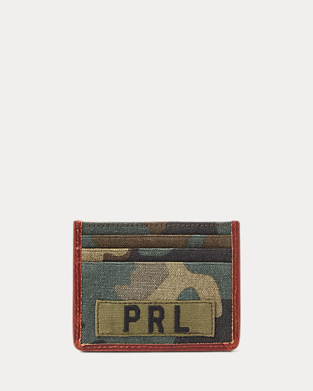 Tiger-Patch Camo Canvas Card Case