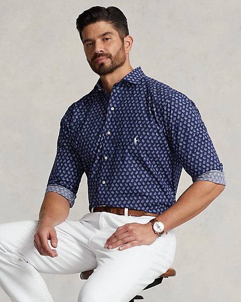 Foulard Stretch Poplin Shirt