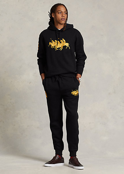 Triple-Pony Fleece Jogger Pant