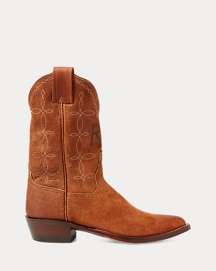 Plainview Suede Cowboy Boot