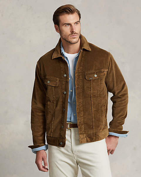 Stretch Corduroy Trucker Jacket
