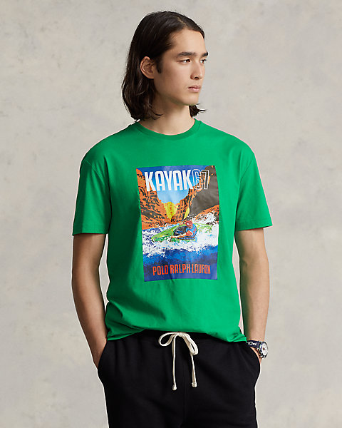 Classic Fit Jersey Graphic T-Shirt