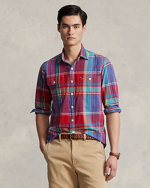 Classic Fit Madras Workshirt