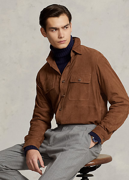 Suede Overshirt