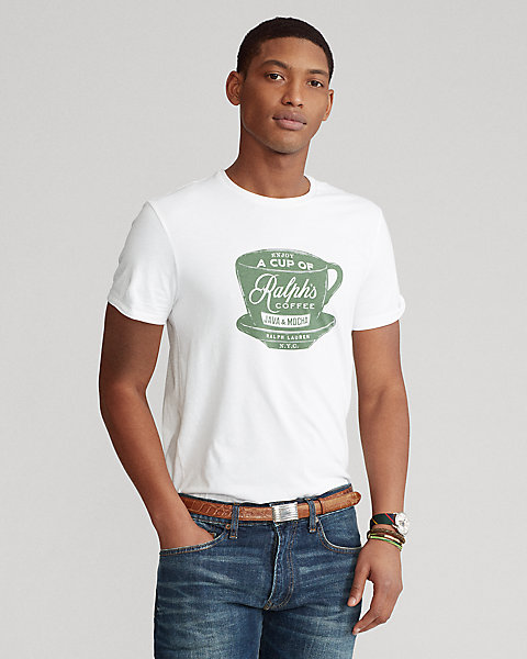 Custom Slim Fit Ralph's Coffee T-Shirt