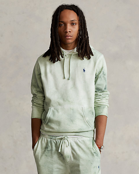 Cotton-Linen French Terry Hoodie