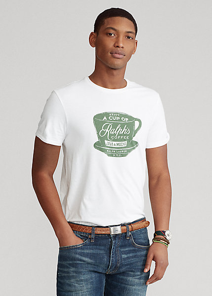 Custom Slim Fit Ralph's Coffee T-Shirt