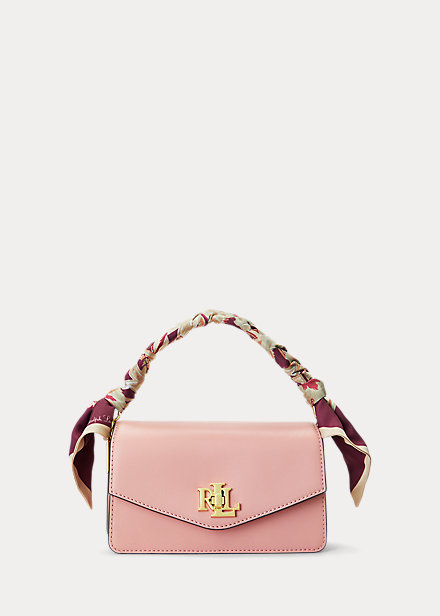Scarf-Trim Small Tayler Crossbody Bag
