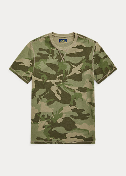 Camo Waffle-Knit Sleep Shirt