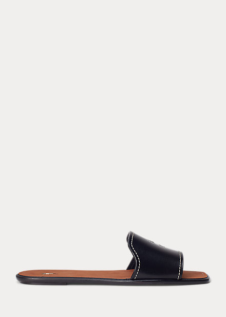 Vachetta Leather Slide Sandal