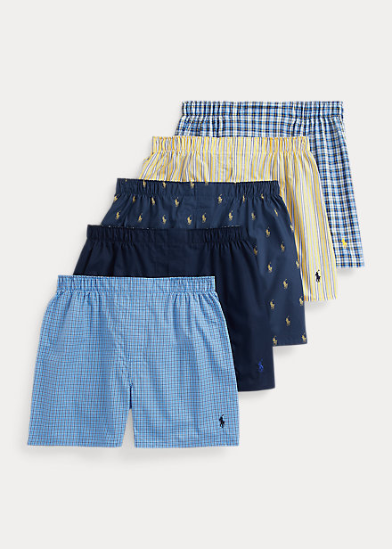 Classic Woven Cotton Boxer 5-Pack