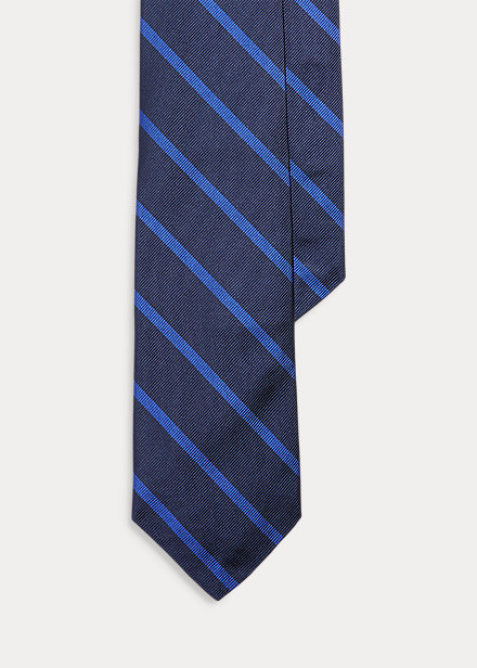 Striped Silk Repp Tie