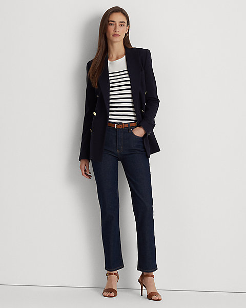 High-Rise Straight Ankle Jean