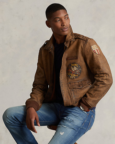 Leather Flight Jacket