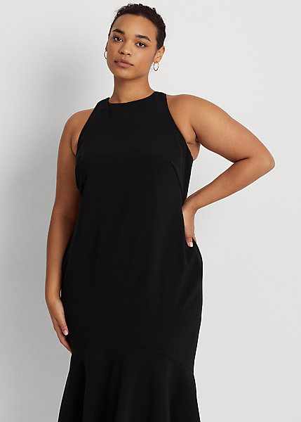 Double-Faced Crepe Sleeveless Dress