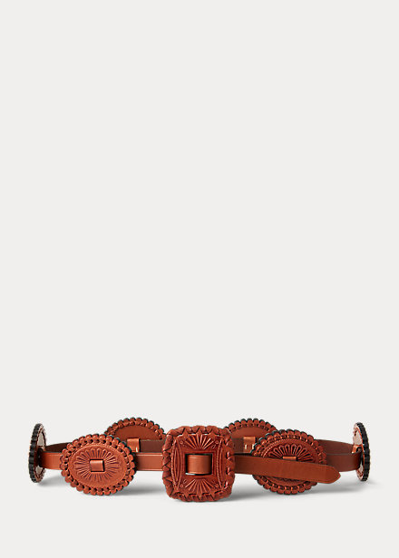 Leather Skinny Belt
