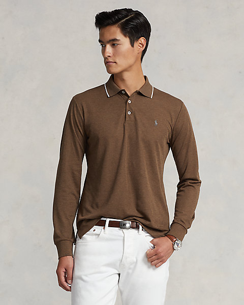 Custom Slim Fit Birdseye Polo Shirt