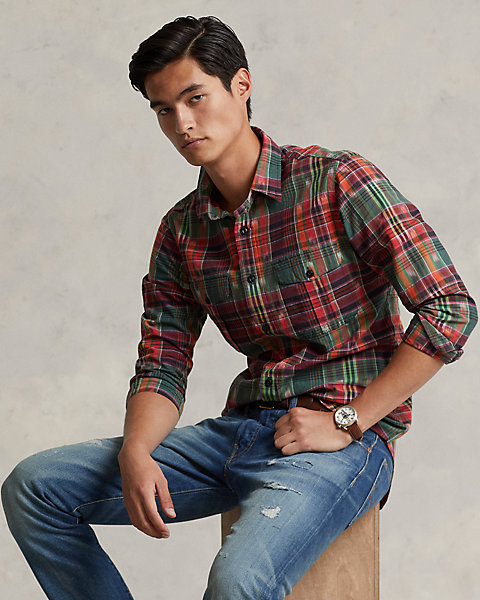 Classic Fit Madras Shirt