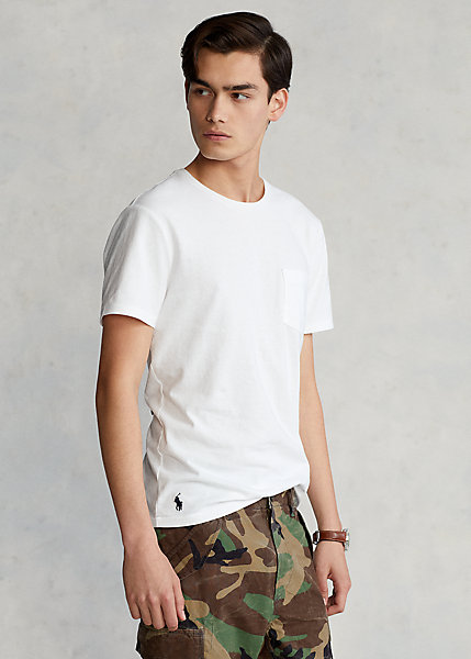 Custom Slim Fit Jersey Pocket T-Shirt