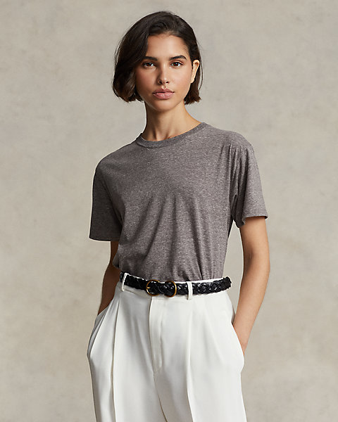 Cotton-Blend Jersey Crewneck Tee