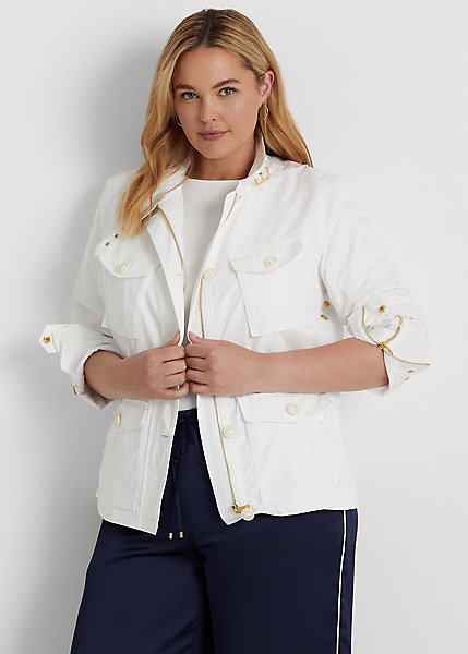 Water-Repellent Taffeta Field Jacket