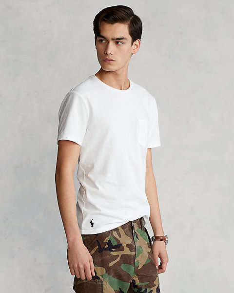 Custom Slim Fit Jersey Pocket T-Shirt