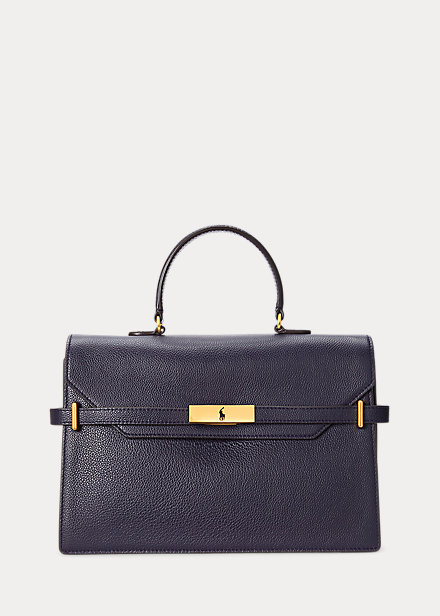 Polo ID Leather Satchel