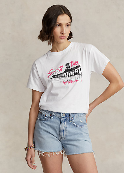 Logo Graphic Cotton Jersey Tee