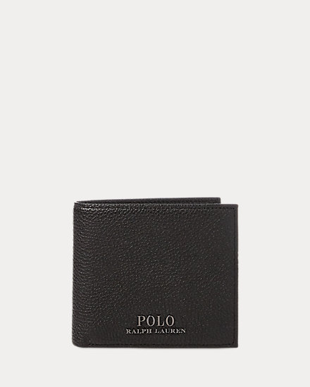 Pebbled Leather Billfold