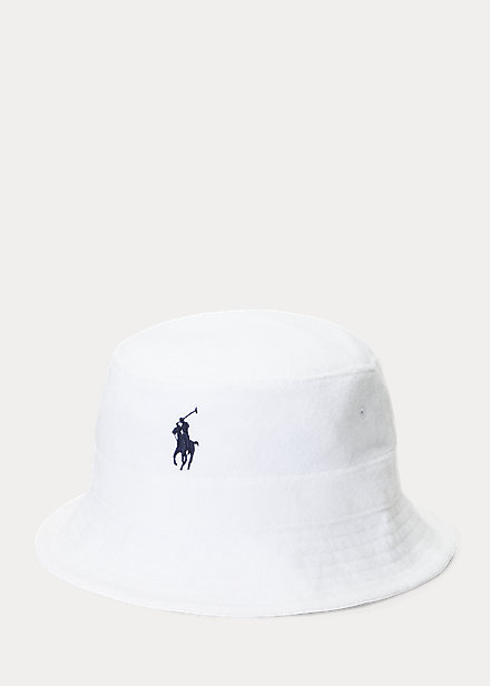 Cotton-Blend Terry Bucket Hat