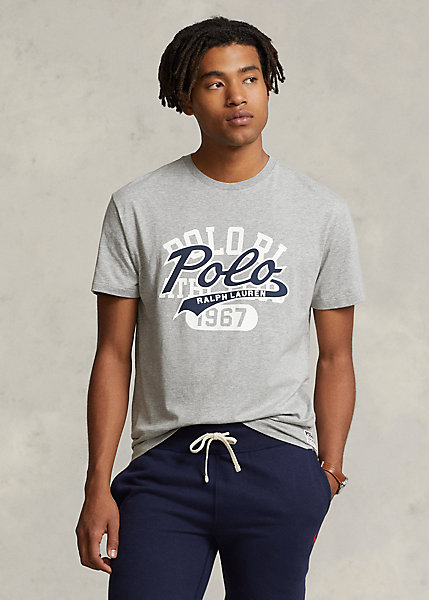 Classic Fit Stacked-Logo Jersey T-Shirt