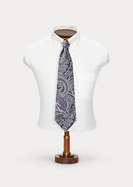 Handmade Paisley Silk Tie