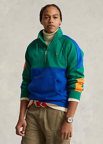 Double-Knit Mesh Sweatshirt