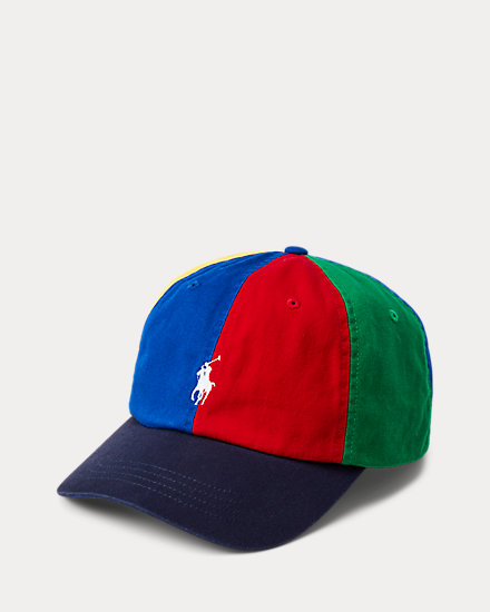 Color-Blocked Twill Ball Cap